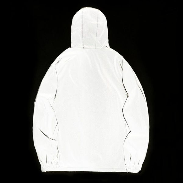 men's jackets night reflective double fabric windbreaker hooded jacket men hip hop dancer singer waterproof zipper coats outwear, Black;brown
men's jackets night reflective double fabric windbreaker hooded jacket men hip hop dancer singer waterproof zipper coats outwear, Black;brown