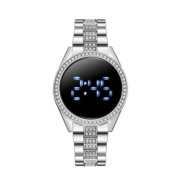 luxury digital magnet watches for women rose gold stainless steel dress led quartz watch female clock drop ship, Slivery;brown
luxury digital magnet watches for women rose gold stainless steel dress led quartz watch female clock drop ship, Slivery;brown