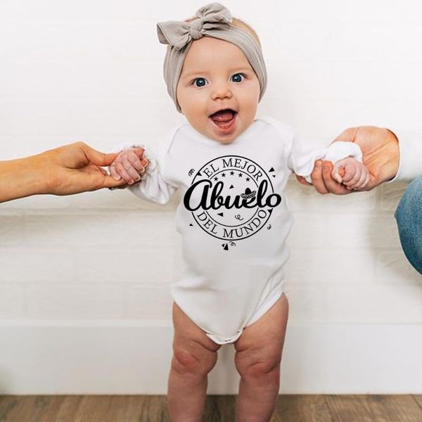 rompers the world's grandpa toddler baby long sleeve jumpsuit boys girls infant clothes fathers day spanish printed, Blue
rompers the world's grandpa toddler baby long sleeve jumpsuit boys girls infant clothes fathers day spanish printed, Blue