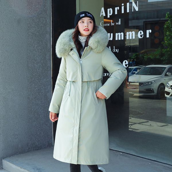 slim solid long hooded down parka coat winter jacket women fashion fur collar coat removable plush liner chic coat 201027, Black
slim solid long hooded down parka coat winter jacket women fashion fur collar coat removable plush liner chic coat 201027, Black