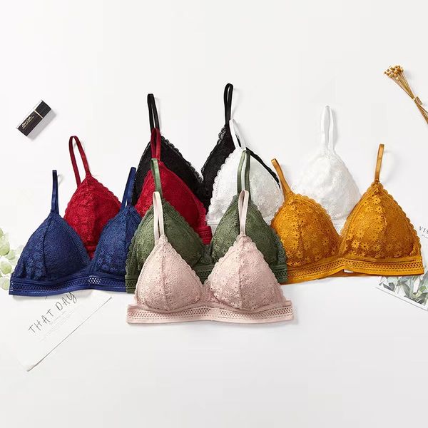 floral lace bra for women push up female lingerie breathable bralette removable pad thin fashion new wireless bras, Red;black
floral lace bra for women push up female lingerie breathable bralette removable pad thin fashion new wireless bras, Red;black