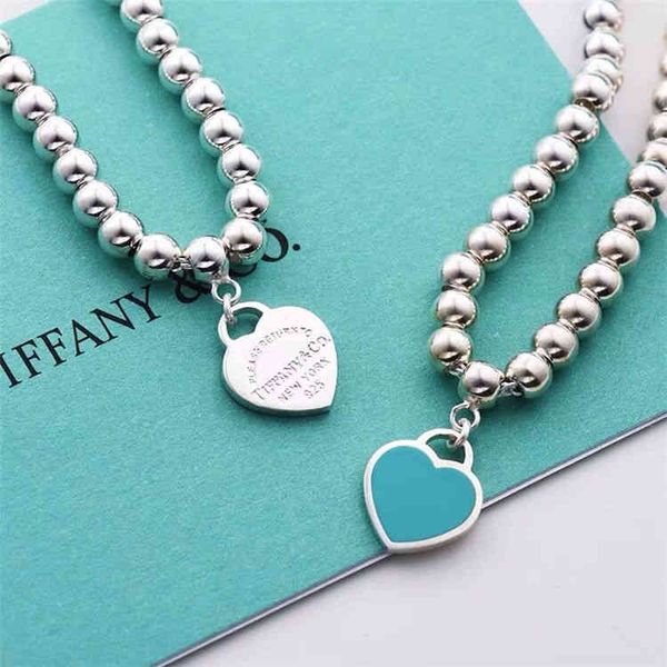 classic love bracelet female 925 sterling silver heart enamel blue pendant for girlfriend valentine's day, Black
classic love bracelet female 925 sterling silver heart enamel blue pendant for girlfriend valentine's day, Black