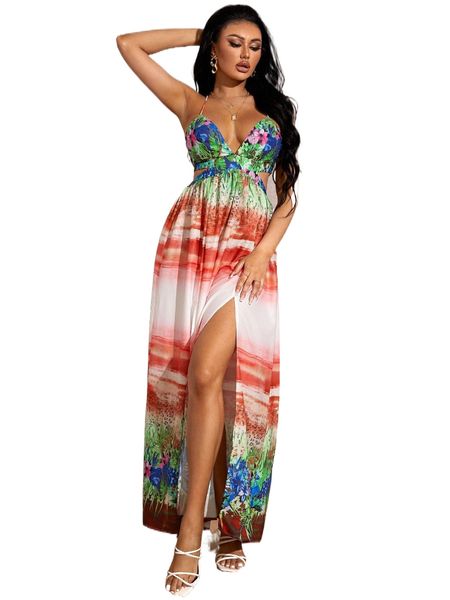 sxy leopard & floral print lace up backless split thigh maxi dress n03y#, Black;gray
sxy leopard & floral print lace up backless split thigh maxi dress n03y#, Black;gray