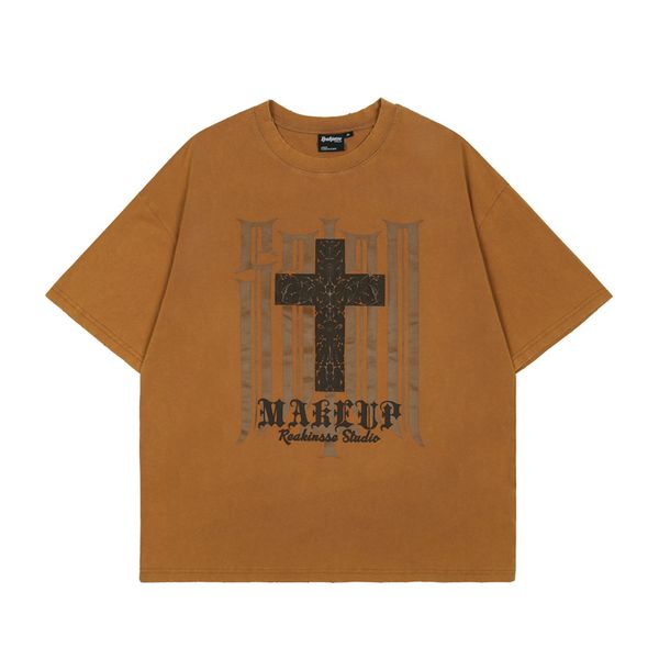 2022 hip hop vintage tees shirts letter print gothic short sleeve t shirts summer casual cotton, Black;brown
2022 hip hop vintage tees shirts letter print gothic short sleeve t shirts summer casual cotton, Black;brown