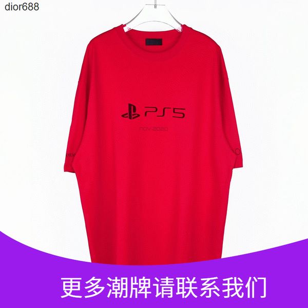 b fashion brand new balencaigass ps5 game key letter printing ins couple loose men's and women's short sleeve t-shirt, White;black
b fashion brand new balencaigass ps5 game key letter printing ins couple loose men's and women's short sleeve t-shirt, White;black
