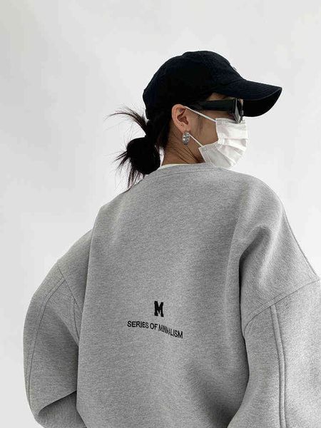 embroidered compound round neck plain hoodie women's spring and autumn new loose all-match gray neutral long-sleeved female t220726, Black
embroidered compound round neck plain hoodie women's spring and autumn new loose all-match gray neutral long-sleeved female t220726, Black