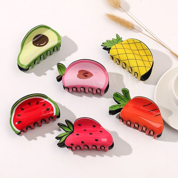 acetate watermelon strawberry hair clip cartoon cute fruit shape hair claws vegetable crab ponytail clips women girls hair accessories, Slivery;white
acetate watermelon strawberry hair clip cartoon cute fruit shape hair claws vegetable crab ponytail clips women girls hair accessories, Slivery;white