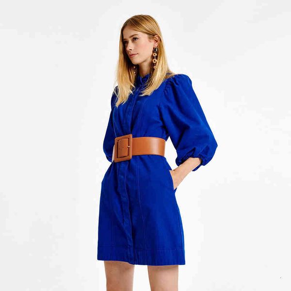 casual dresses xxl dress blue silhouette temperament short skirt women's spring 2022 stand collar bubble sleeve 31on, Black;gray
casual dresses xxl dress blue silhouette temperament short skirt women's spring 2022 stand collar bubble sleeve 31on, Black;gray
