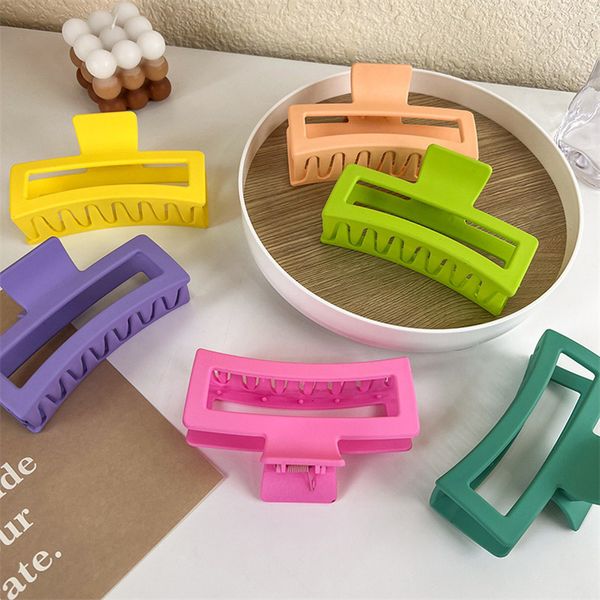 vintage candy color frosted hair claws women girls colorful square hair clips large size hairpin crab barrette hair accessories 0615
vintage candy color frosted hair claws women girls colorful square hair clips large size hairpin crab barrette hair accessories 0615