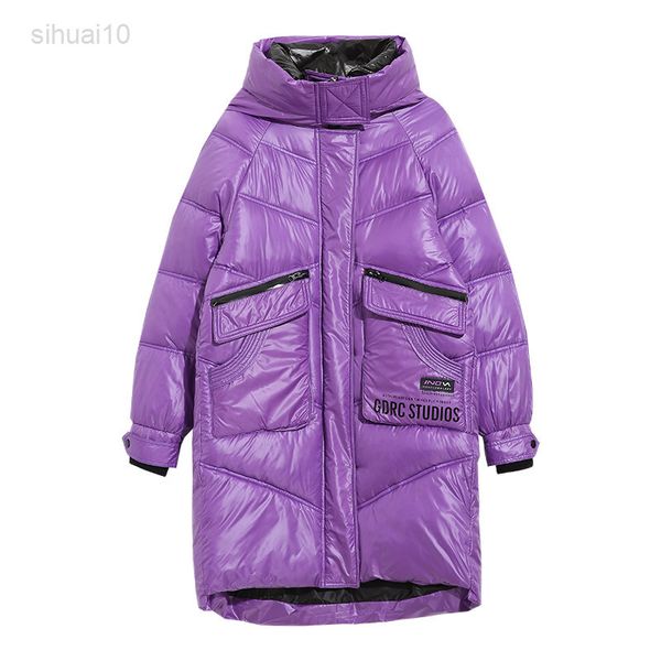 qingwen women winter jacket long parka shiny face thick down cotton warm jackets korean streetwear oversized hoodies loose jacket l220725, Black
qingwen women winter jacket long parka shiny face thick down cotton warm jackets korean streetwear oversized hoodies loose jacket l220725, Black