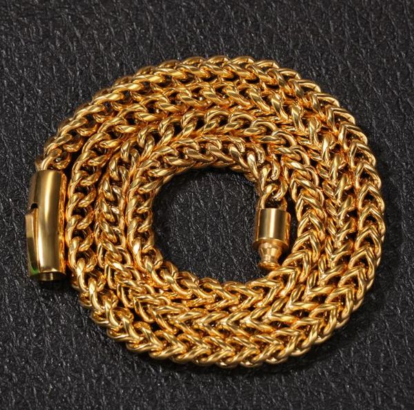 18k gold plated positive and negative chains hip hop men franco chain necklaces, Silver
18k gold plated positive and negative chains hip hop men franco chain necklaces, Silver
