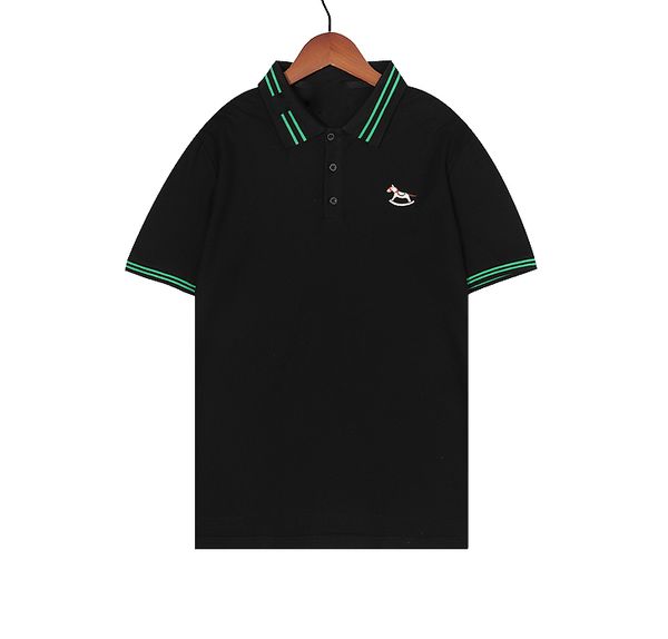men polo shirts embroidery letter print mens polos designer tees fashion business casual summer clothes, White;black
men polo shirts embroidery letter print mens polos designer tees fashion business casual summer clothes, White;black
