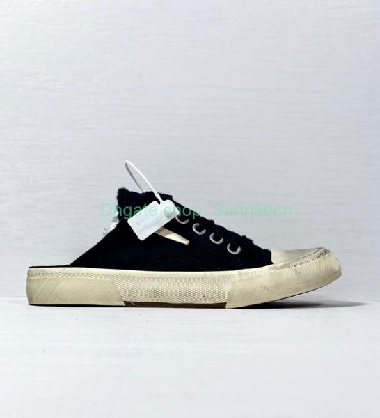 2022 luxury designer casual shoes men women limited edition paris sneakers full destroyed mules, Black
2022 luxury designer casual shoes men women limited edition paris sneakers full destroyed mules, Black