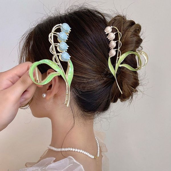 elegant flowers hair claws for women girls trendy ponytail claw clip ornament bell orchid hair accessories headwear, Slivery;white
elegant flowers hair claws for women girls trendy ponytail claw clip ornament bell orchid hair accessories headwear, Slivery;white