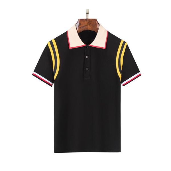 men polos fashion casual hip hop business letter colored painted polo t shirts, White;black
men polos fashion casual hip hop business letter colored painted polo t shirts, White;black