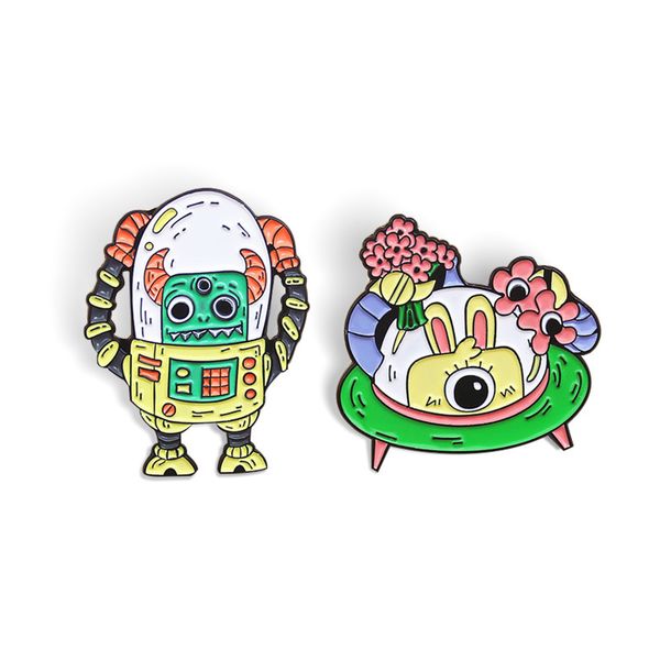bunny in spaceship brooches for women intelligent robot travels across the planet alloy badges collar pin denim shirt jewelry gift bag hat c, Gray
bunny in spaceship brooches for women intelligent robot travels across the planet alloy badges collar pin denim shirt jewelry gift bag hat c, Gray