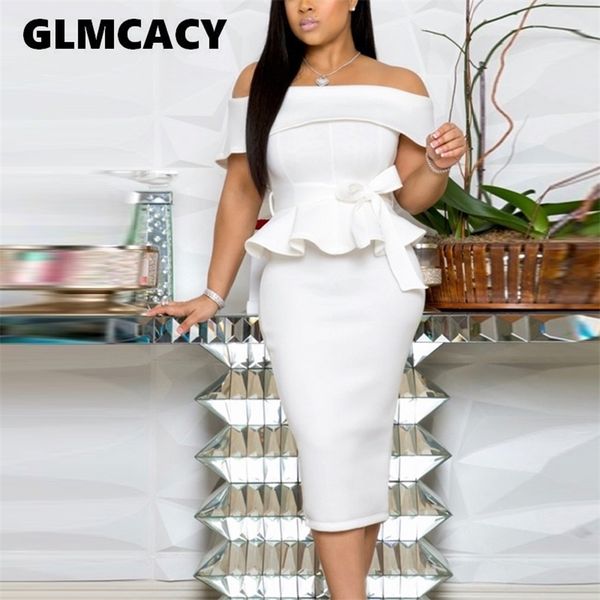 women off shoulder peplum dress bodycon slit midi dress elegant ol workwear formal evening party vestidos t200613, Black;gray
women off shoulder peplum dress bodycon slit midi dress elegant ol workwear formal evening party vestidos t200613, Black;gray