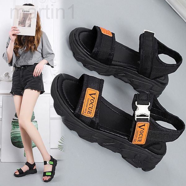 sandals designer 2022 new sports sandals women's summer korean version fashion thick bottom student leisure beach shoesdui0, Black
sandals designer 2022 new sports sandals women's summer korean version fashion thick bottom student leisure beach shoesdui0, Black