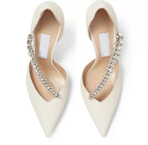 2022 famous summer brands bee sandal crystal embellishment lady strappy pumps high heels party wedding with box, Black
2022 famous summer brands bee sandal crystal embellishment lady strappy pumps high heels party wedding with box, Black