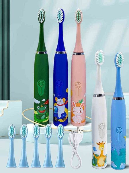toothbrush electric toothbrush for children 6 heads baby sonic tooth brush teeth whitening soft bristle kids oral hygiene 0315
toothbrush electric toothbrush for children 6 heads baby sonic tooth brush teeth whitening soft bristle kids oral hygiene 0315