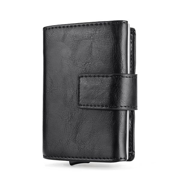 rfid protection magnetic button aluminum business id credit card holder wallet slim smart vintage pu wallet men zipper coin, Red;black
rfid protection magnetic button aluminum business id credit card holder wallet slim smart vintage pu wallet men zipper coin, Red;black