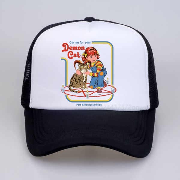 satan hat women satanism cat evil demon grim death print baseball cap female scary horror psychedelic funny reaper hip hop cap, Blue;gray
satan hat women satanism cat evil demon grim death print baseball cap female scary horror psychedelic funny reaper hip hop cap, Blue;gray