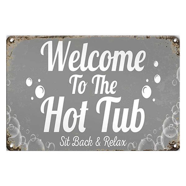 welcome to the tub metal sign plaque vintage wall art sticker metal posters for bar pub club man cave tin plates room decor
welcome to the tub metal sign plaque vintage wall art sticker metal posters for bar pub club man cave tin plates room decor