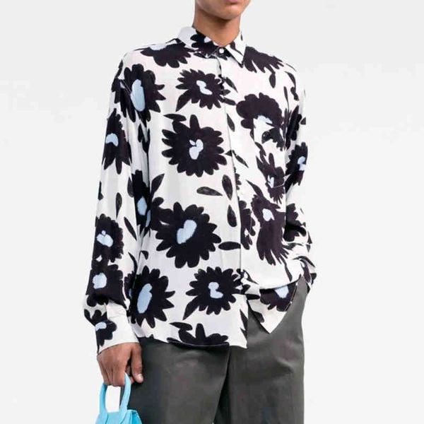 designer casual shirt fashion brand jacque black flowers long sleeve shirts vacation style couple clothing loose os ins trendy jackets t0, White;black
designer casual shirt fashion brand jacque black flowers long sleeve shirts vacation style couple clothing loose os ins trendy jackets t0, White;black