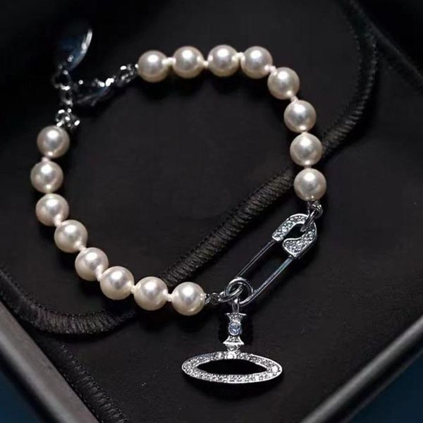 vivi luxury charm bracelets designer bracelet women punk diamond saturn pearl chain bangle, Golden;silver
vivi luxury charm bracelets designer bracelet women punk diamond saturn pearl chain bangle, Golden;silver