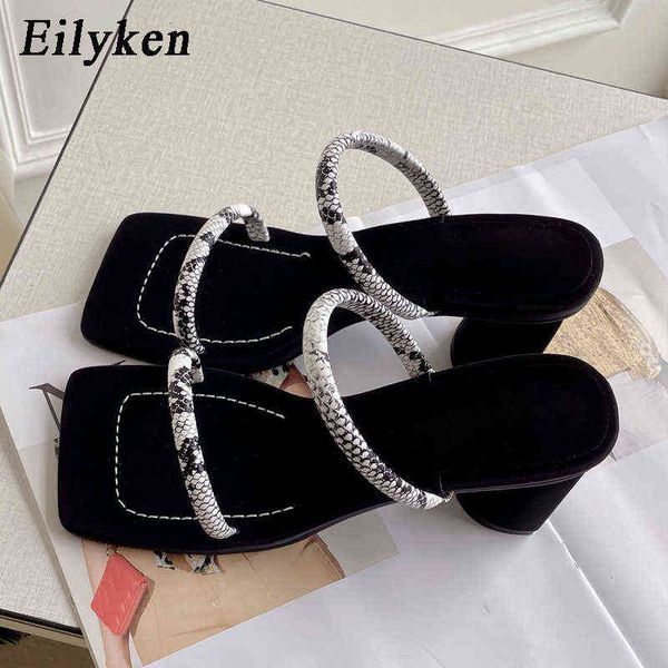 nxy sandals new snake pattern chunky high heels women slippers designer square toe narrow band female mules slides shoes, Black
nxy sandals new snake pattern chunky high heels women slippers designer square toe narrow band female mules slides shoes, Black