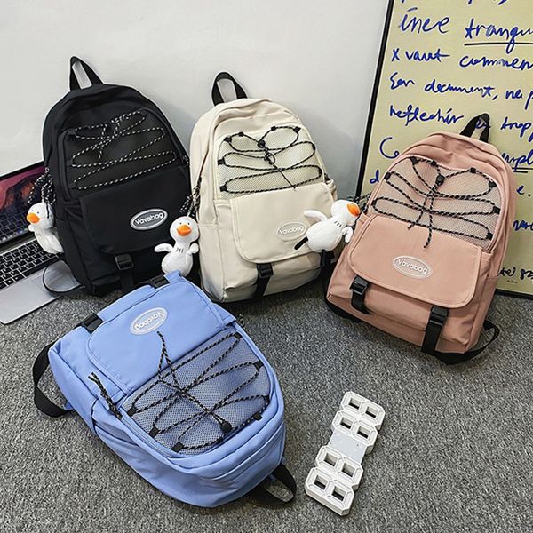 niche designer women's backpack simple solid color drawstring backpack girl one-shoulder travel high-quality school bag
niche designer women's backpack simple solid color drawstring backpack girl one-shoulder travel high-quality school bag