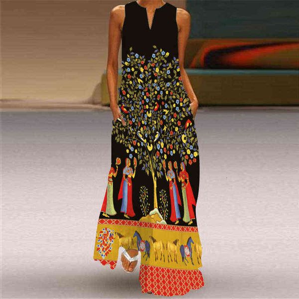 luxury designer women's dresses 2022 summer women's fashion digital printing long skirt v-neck sleevels plug pocket dresses s-5xl, Black;gray
luxury designer women's dresses 2022 summer women's fashion digital printing long skirt v-neck sleevels plug pocket dresses s-5xl, Black;gray