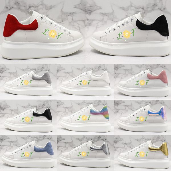 women men designer sneakers dress shoes leather white platform casual sneaker increase sole outdoor party shoe chaussures, Black
women men designer sneakers dress shoes leather white platform casual sneaker increase sole outdoor party shoe chaussures, Black