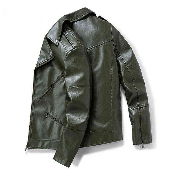 2022 new faux leather jacket men's windproof slim windproof warm motorcycle biker pu leather jacket coat mens clothing w224 t220728, Black
2022 new faux leather jacket men's windproof slim windproof warm motorcycle biker pu leather jacket coat mens clothing w224 t220728, Black