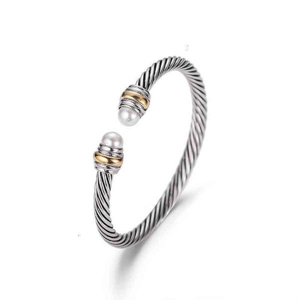 Designer Bracelets Dy Men Plated Bracelet Women Luxury Designer Twisted Pearl HeadFashion Versatile Twist Bracelets Jewelry Platinum Wedding Christmas gift
Designer Bracelets Dy Men Plated Bracelet Women Luxury Designer Twisted Pearl HeadFashion Versatile Twist Bracelets Jewelry Platinum Wedding Christmas gift