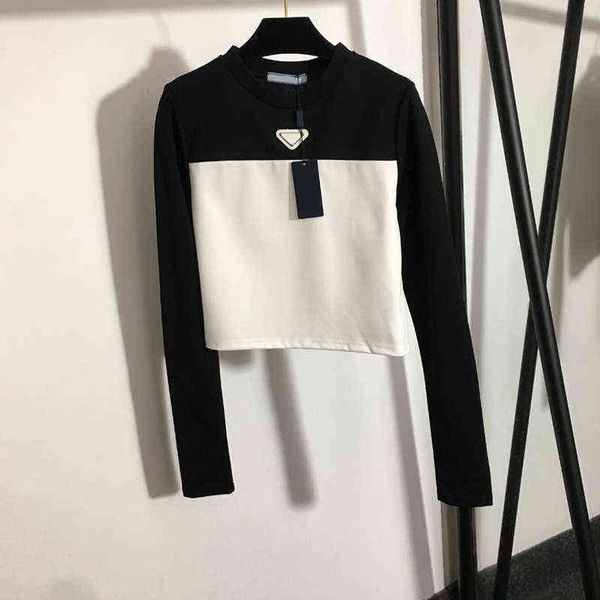 patchwork luxury women t shirts retro triangle badge pattern t-shirt brand p 2 colors soft touch tees girls tshirt 8mda, White
patchwork luxury women t shirts retro triangle badge pattern t-shirt brand p 2 colors soft touch tees girls tshirt 8mda, White