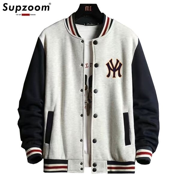 supzoom arrival letter rib sleeve cotton fashion single breasted casual bomber baseball jacket loose cardigan coat w220816, Black;brown
supzoom arrival letter rib sleeve cotton fashion single breasted casual bomber baseball jacket loose cardigan coat w220816, Black;brown