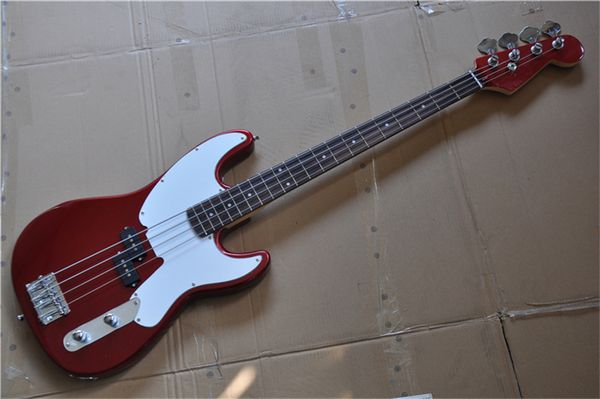 red body 4 strings electric bass guitar with 1 pickup,white pickguard,rosewood fretboard,21 frets,provide customized services
red body 4 strings electric bass guitar with 1 pickup,white pickguard,rosewood fretboard,21 frets,provide customized services