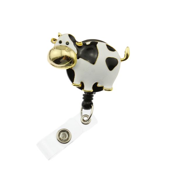 50pcs/lot dairy milk cow white black enamel animal retractable id name badge reel holder nurse medical gift, Gray
50pcs/lot dairy milk cow white black enamel animal retractable id name badge reel holder nurse medical gift, Gray