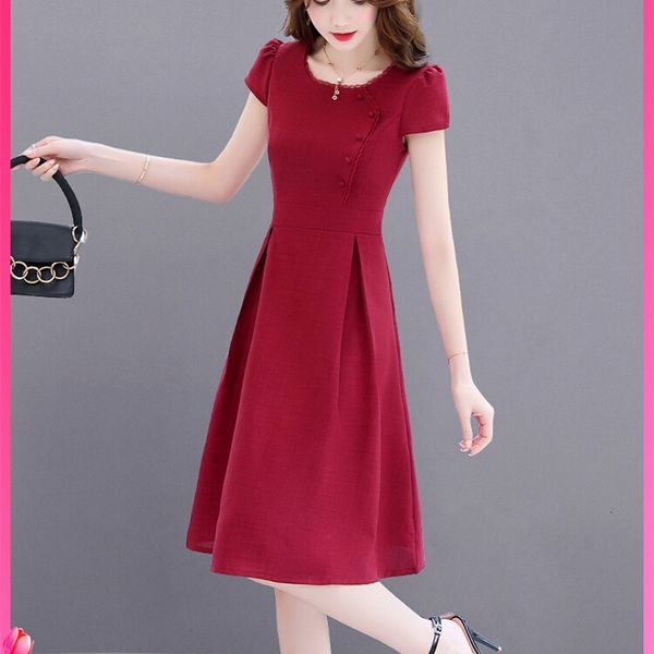 casual dresses dress female summer short sleeve 2022 small slim temperament french red skirt 1wwf, Black;gray
casual dresses dress female summer short sleeve 2022 small slim temperament french red skirt 1wwf, Black;gray
