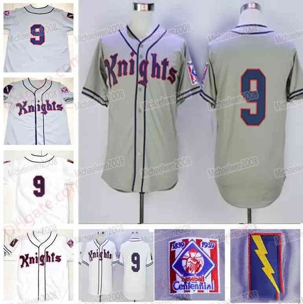 mens new york knights jersey #9 roy hobbs gray white the natural movie bernard malamud stitched the film 1839-1939 centennial baseball, Black
mens new york knights jersey #9 roy hobbs gray white the natural movie bernard malamud stitched the film 1839-1939 centennial baseball, Black