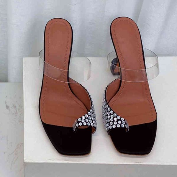 sandals autumn fairy style transparent sandals with square head, exposed toes, thin heels and feet, versatile high-heeled, Black
sandals autumn fairy style transparent sandals with square head, exposed toes, thin heels and feet, versatile high-heeled, Black