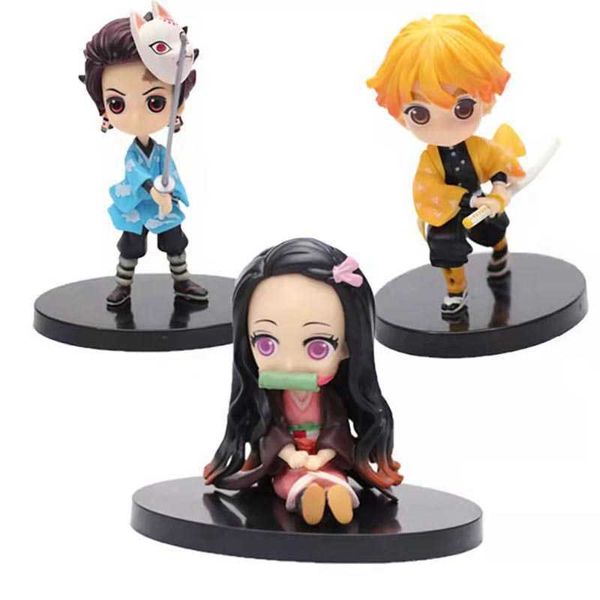 huiya01 3 pcs devil's blade anime figures demon slayer corps tanjirou nezuko zenitsu pvc action figures kimetsu yaiba collectible model
huiya01 3 pcs devil's blade anime figures demon slayer corps tanjirou nezuko zenitsu pvc action figures kimetsu yaiba collectible model