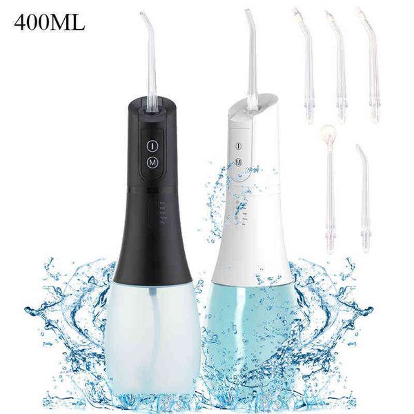 400ml dental water jet flosser oral irrigator teeth whitening pressure cleaner hygiene care mouthwash tool set 220513
400ml dental water jet flosser oral irrigator teeth whitening pressure cleaner hygiene care mouthwash tool set 220513