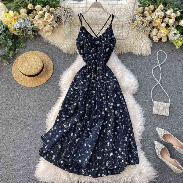 boho 2022 vintage floral print dress summer spaghetti strap party long chiffon dot women beach v neck split backless dress y220413, Black;gray
boho 2022 vintage floral print dress summer spaghetti strap party long chiffon dot women beach v neck split backless dress y220413, Black;gray
