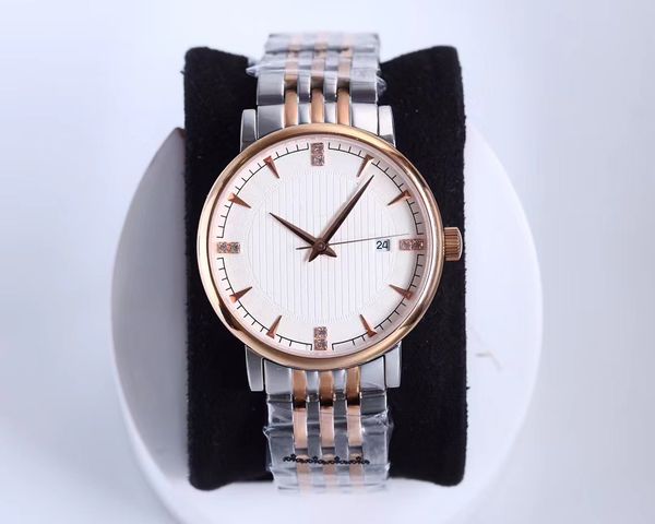 montre de luxe 42mm boutique men's watch fully automatic imported movement 316 stainless steel case, Slivery;brown
montre de luxe 42mm boutique men's watch fully automatic imported movement 316 stainless steel case, Slivery;brown