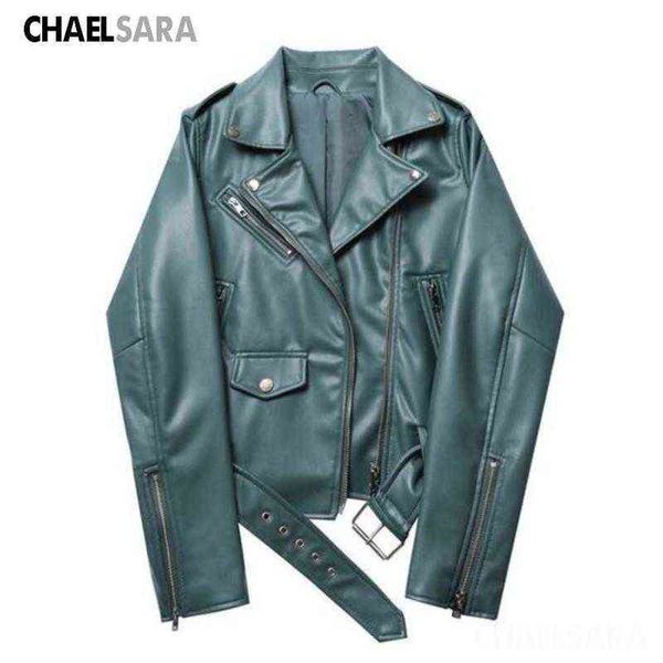 spring autumn pu faux leather jacket women purple zipper slim short biker jackets coat female outwear l220728, Black
spring autumn pu faux leather jacket women purple zipper slim short biker jackets coat female outwear l220728, Black