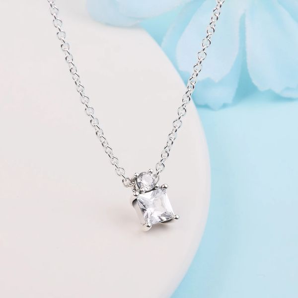 925 sterling silver sparkling collier round square pendant necklace chain for women men fit pandora style necklaces gift jewelry 390048c01-4
925 sterling silver sparkling collier round square pendant necklace chain for women men fit pandora style necklaces gift jewelry 390048c01-4