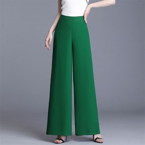 plus size women summer wide leg long trousers casual vintage loose chiffon high waist pants women office lady wide leg pants 201228, Black;white
plus size women summer wide leg long trousers casual vintage loose chiffon high waist pants women office lady wide leg pants 201228, Black;white