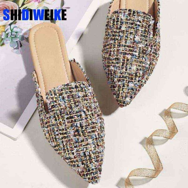 pointed toe shoes slippers women summer pantofle slides flat female mule heeled mules cover high rome cotton fabr ad1777 220519, Black
pointed toe shoes slippers women summer pantofle slides flat female mule heeled mules cover high rome cotton fabr ad1777 220519, Black